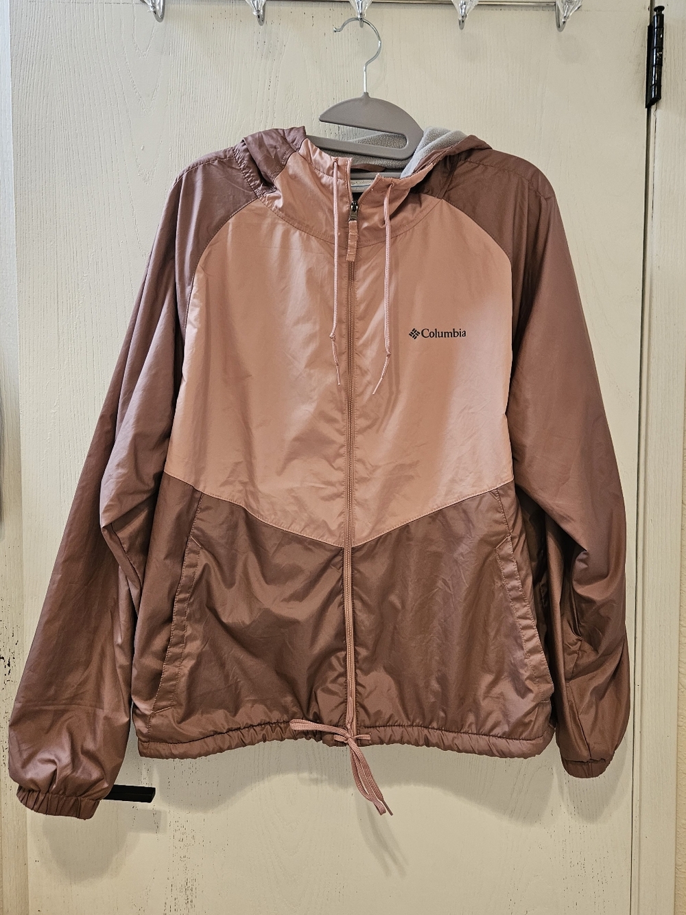 Columbia Windbreaker Color Block Pink